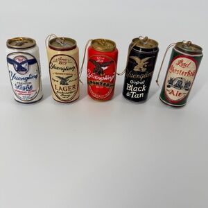 Vintage Yuengling Beer (Set of 5) Rare Collectible Ornaments